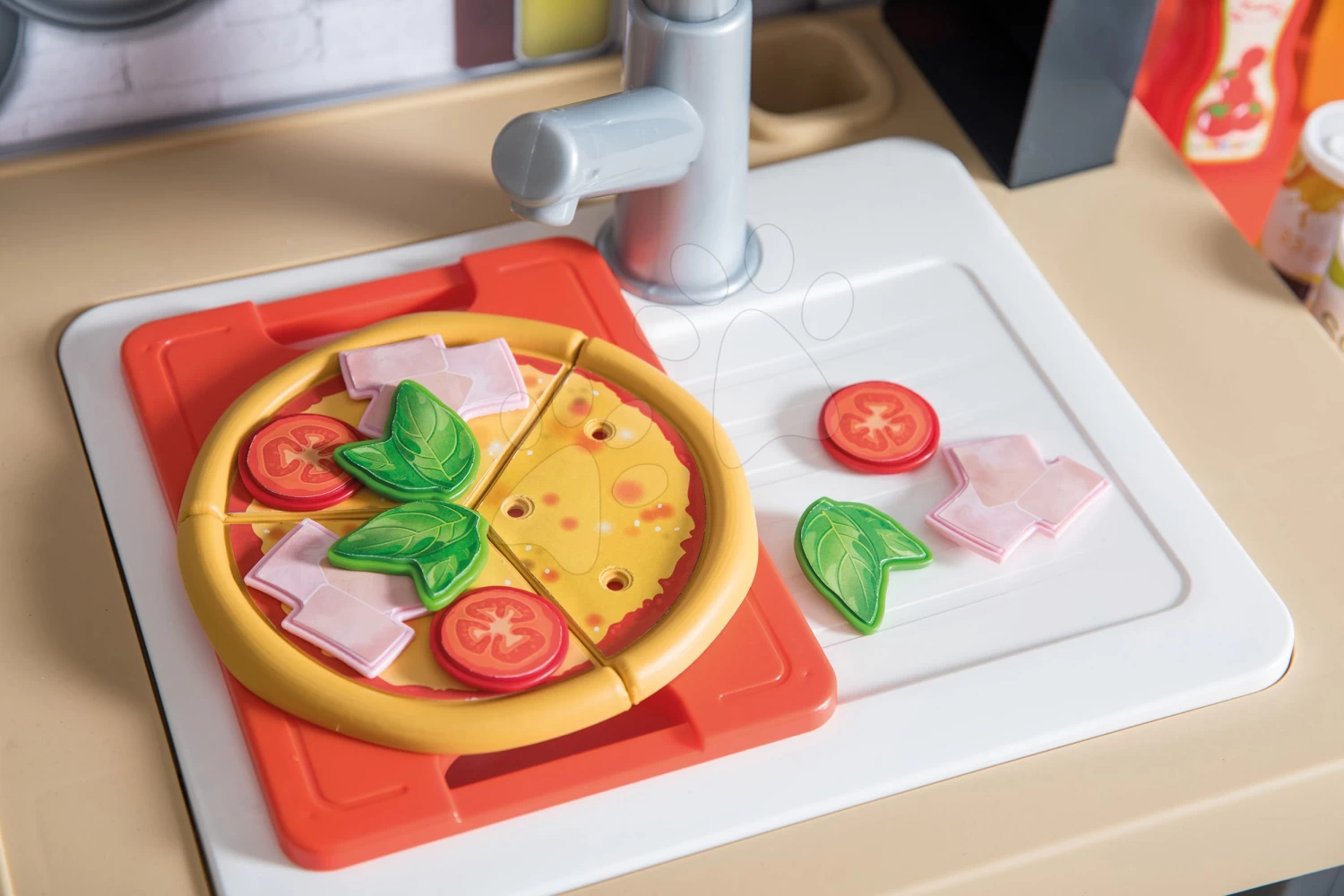 Restaurant Mit Elektronischer Küche Chef Corner Restaurant Smoby Und Lebensmittel Mit Geschirr 50 Teile – Bild 17