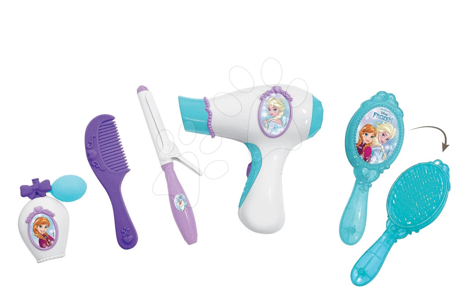 Küchenset Prinzessin Smoby Mit Türmchen Und 19 Zubehörteilen Doppelseitig Und Kosmetiktisch Mit Stuhl Und Kosmetiktasche – Bild 14