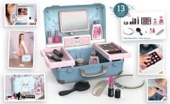 Set Elektronische Küche Mit Waschmaschine Und Bügelbrett Tefal Cleaning Kitchen 360° Smoby Und Ein Verspieltes Kochbuch Zum Zubereiten Von Kuchen Und Ein 3-in-1-Kosmetiketui 3v1 SM311050-34