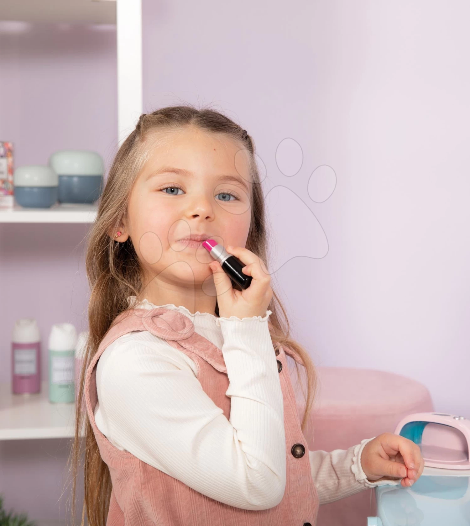 Set Elektronische Küche Mit Waschmaschine Und Bügelbrett Tefal Cleaning Kitchen 360° Smoby Und Ein Elektronischer Kosmetiktisch Und Ein Staubsauger Mit Sound SM311050-26 – Bild 20