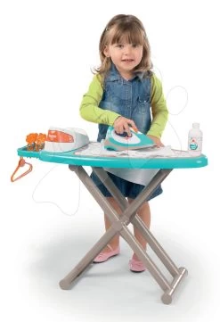 Set Küche Mit Technischer Ausstattung Tech Edition Smoby Elektronisch Und Rowenta-Staubsauger Mit Echtem Staubsaugen Und Bügelbrett