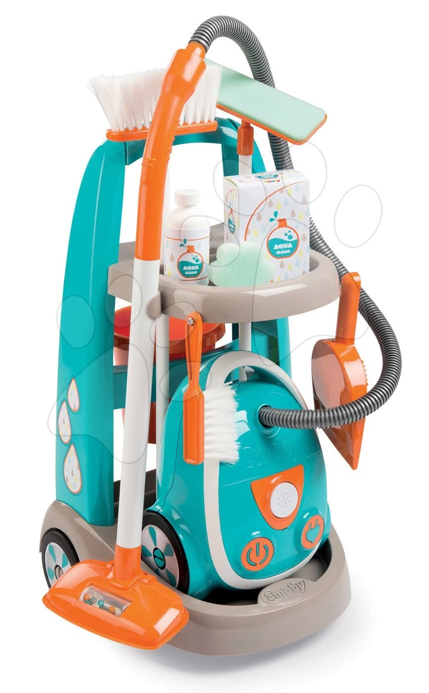 Küchenset Elektronisch Tefal Studio 360° XXL Bubble Smoby Karotte Und Ein Staubsauger Mit Reinigungswagen – Bild 3