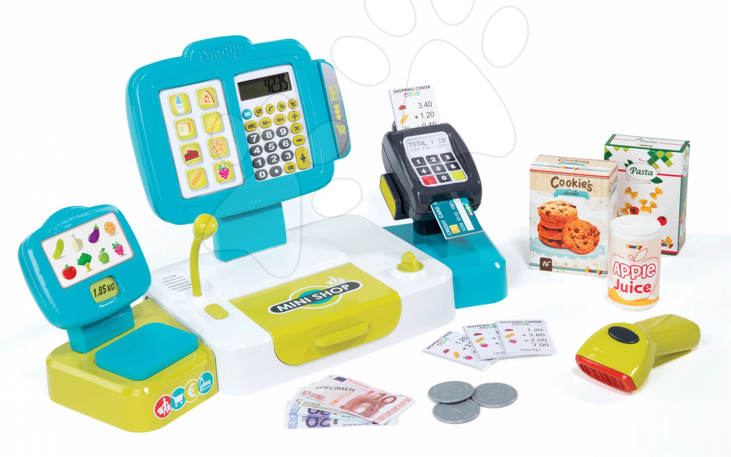 Küchenset Elektronisch Tefal Studio 360° XL Bubble Smoby Und Eine Mini-Shop-Kasse Mit Terminal – Bild 4