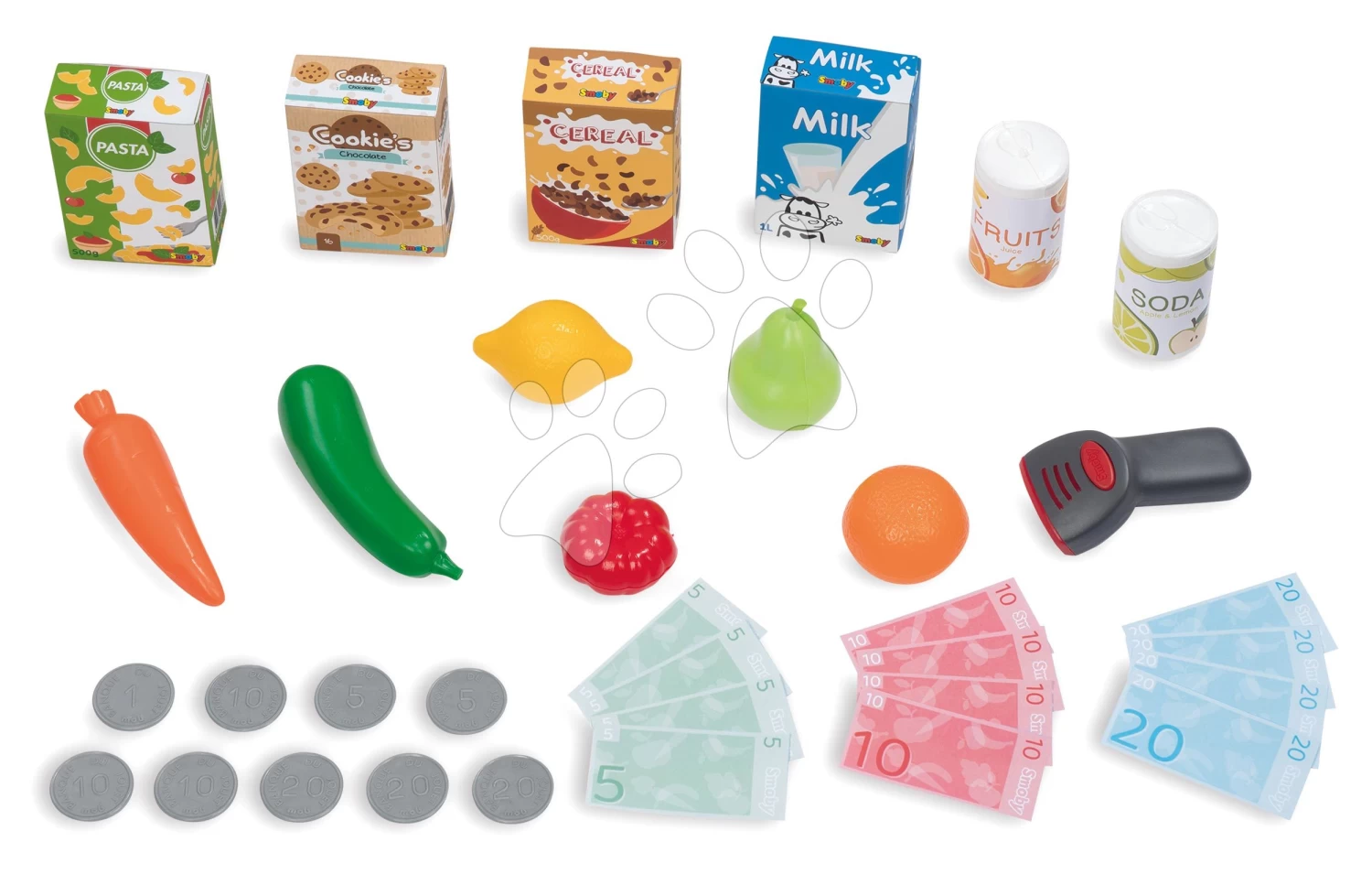 Set Elektronische Küche Mit Waschmaschine Und Bügelbrett Tefal Cleaning Kitchen 360° Smoby Und Ein Lebensmittelgeschäft Und Ein Pralinen- Kochbuch SM311050-35 – Bild 5