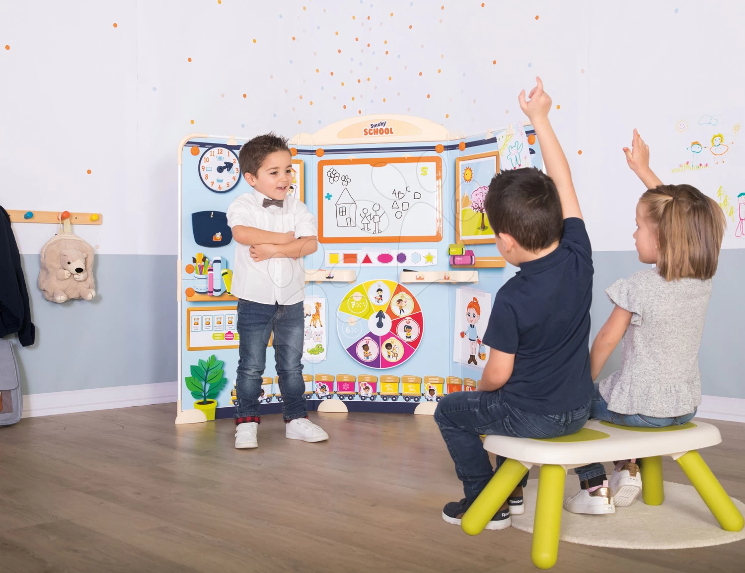 Set Küche Mit Technischer Ausstattung Tech Edition Smoby Elektronisch Mit Schule Für Kindergärten Spiel Für Lehrer Und Schüler