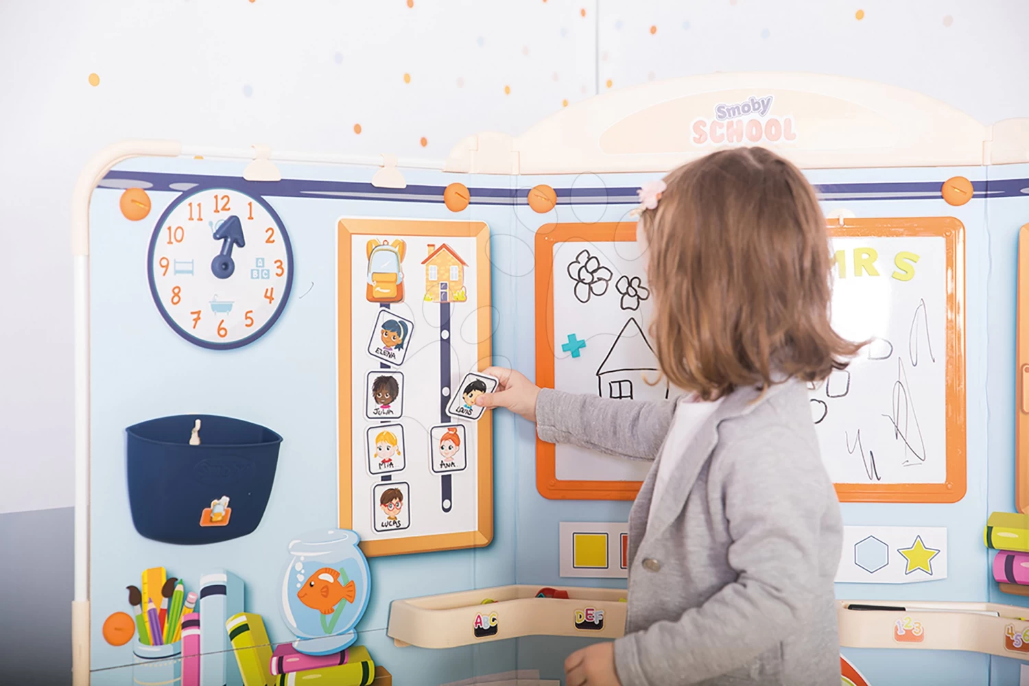 Set Küche Mit Technischer Ausstattung Tech Edition Smoby Elektronisch Mit Schule Für Kindergärten Spiel Für Lehrer Und Schüler – Bild 16