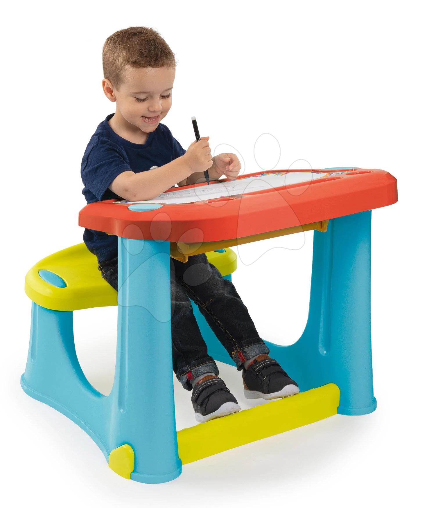 Set Küche Wachsend Mit Fließendem Wasser Tefal Evolutive Grand Chef Smoby Und Zeichenbank Zeichnen Und Löschen Mit Ablage – Bild 19