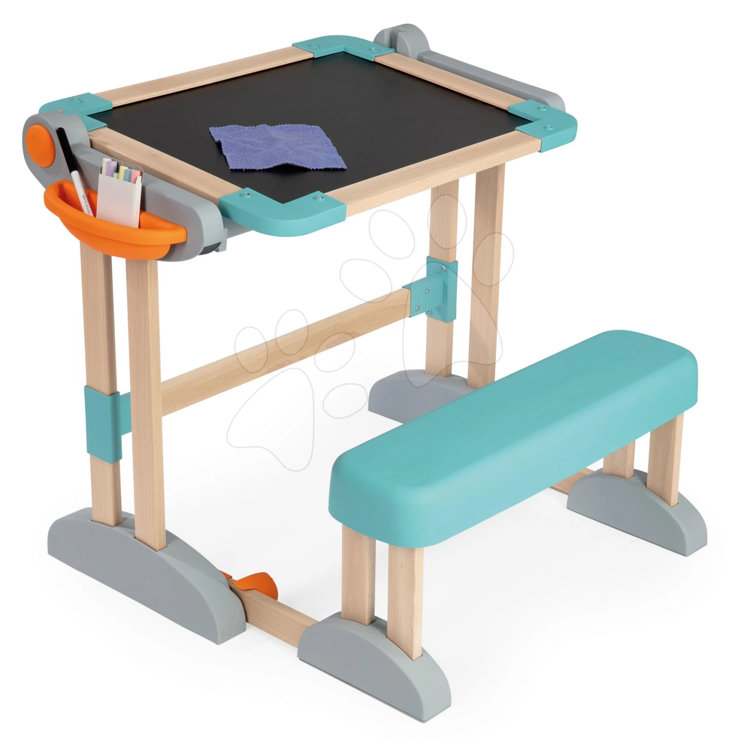 Set Elektronische Küche Mit Waschmaschine Und Bügelbrett Tefal Cleaning Kitchen 360° Smoby Und Eine Schreib- Und Zeichenbank Mit Magnetischen Buchstaben Und Zahlen SM311050-31 – Bild 12