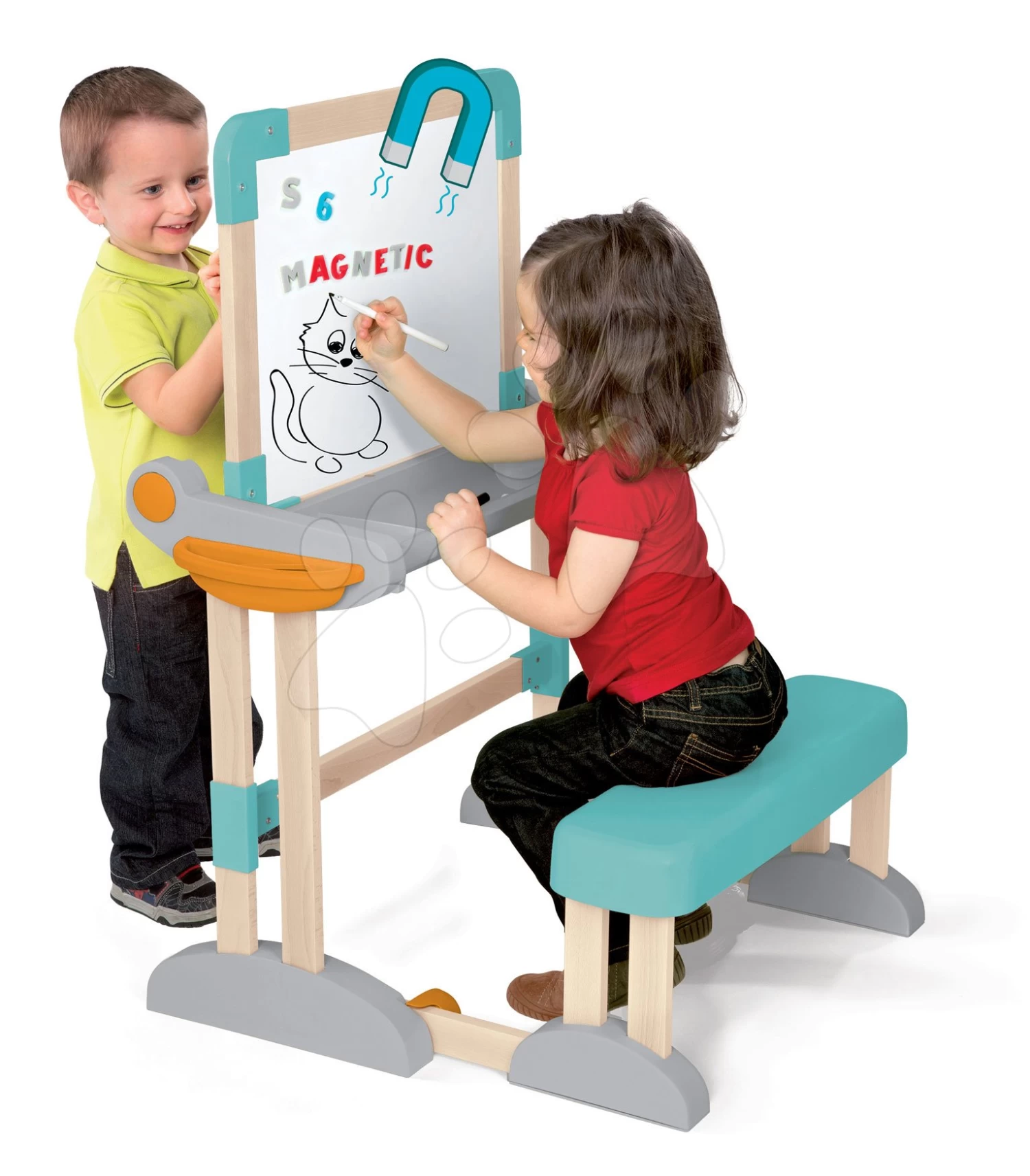 Set Küche Mit Technischer Ausstattung Tech Edition Smoby Elektronisch Mit Magnet-/Kreideschreib- Und Zeichenpult – Bild 19