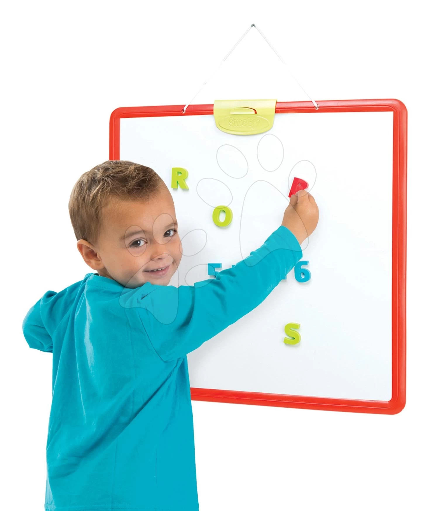 Set Elektronische Küche Mit Waschmaschine Und Bügelbrett Tefal Cleaning Kitchen 360° Smoby Und Eine Schreib- Und Zeichenbank Mit Magnetischen Buchstaben Und Zahlen SM311050-31 – Bild 15