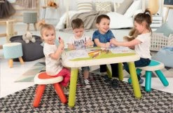 Set Küche Mit Technischer Ausstattung Tech Edition Smoby Elektronisch Mit Tisch Und Zwei Stühlen