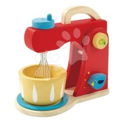 Holzmixer Mit Sounds Baker's Mixing Tender Leaf Toys 7-teiliges Set Mit Küchegeschirr Und Kuchen