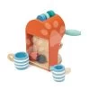 Espressomaschine Aus Holz Tender Leaf Toys 10-teiliges Set Mit 5 Kapseln 2 Tassen Und Einem Milchbehälter