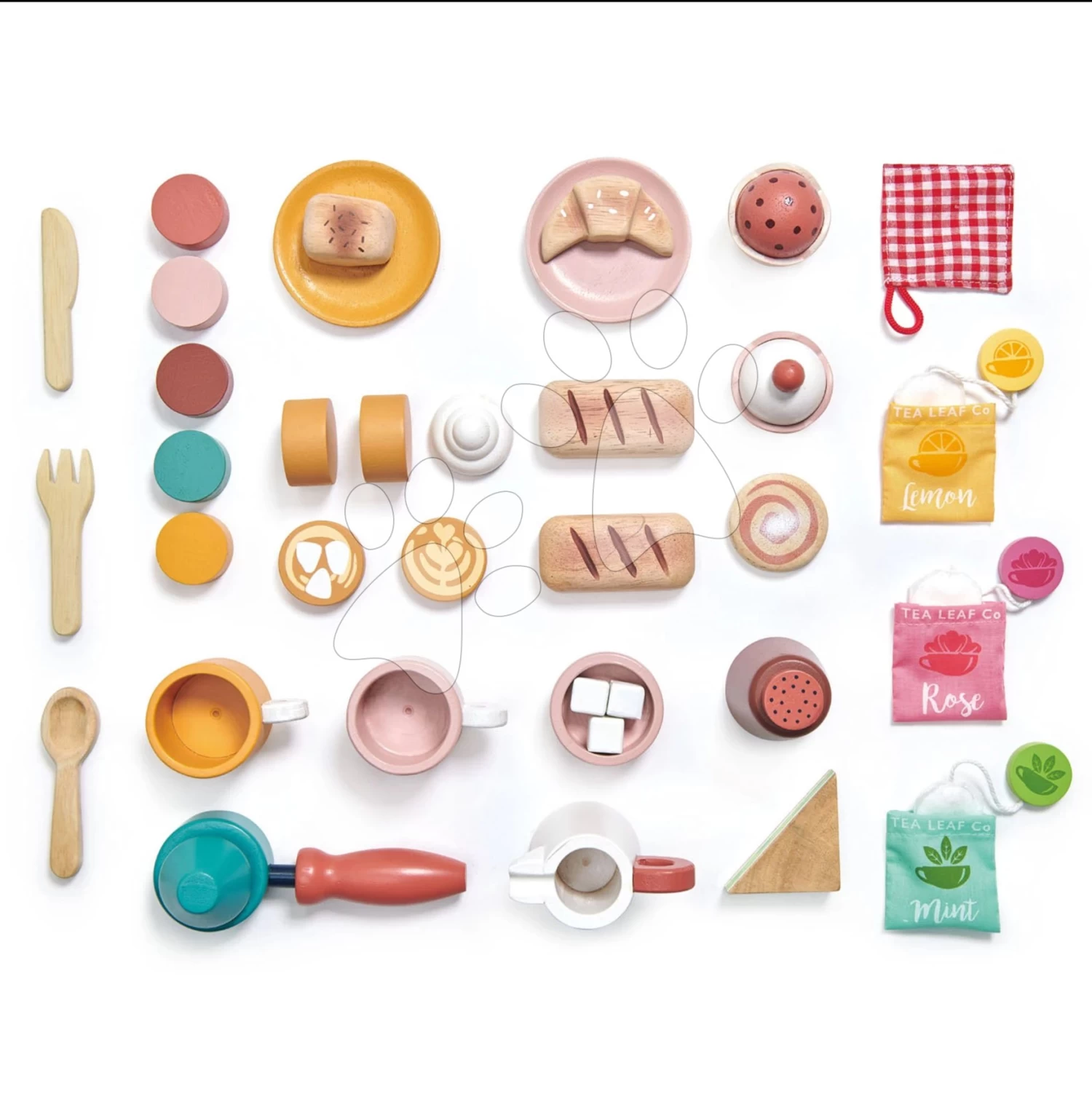 Holzcafe Vogelnest Bird's Nest Café Tender Leaf Toys Mit Aufwendigem Zubehör Und Stickern – Bild 7