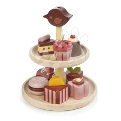 Schokoladenkuchen Aus Holz Chocolate Bonbons Tender Leaf Toys Mit Ständer Und Duftenden Desserts