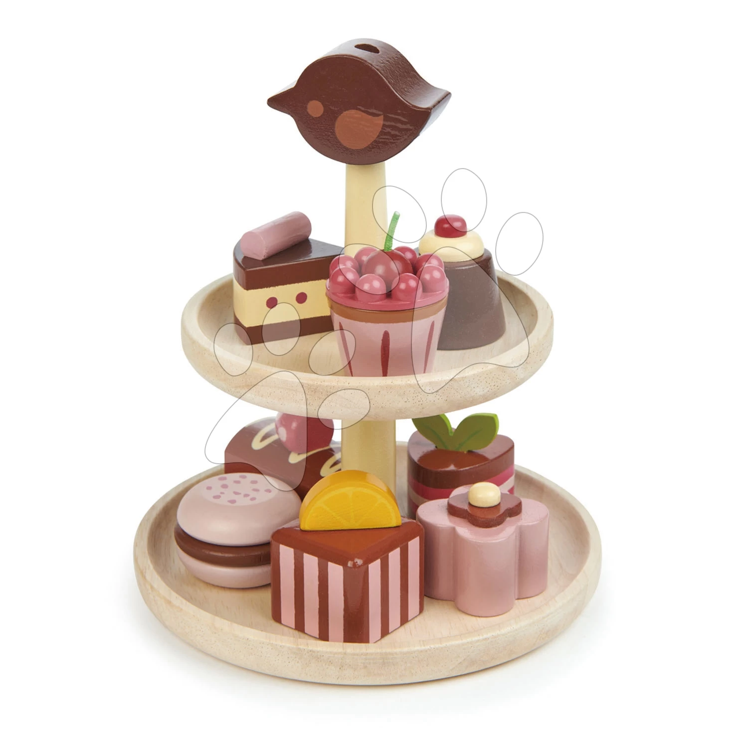 Schokoladenkuchen Aus Holz Chocolate Bonbons Tender Leaf Toys Mit Ständer Und Duftenden Desserts