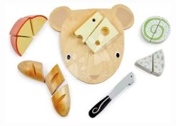 Holzbrett Mit Käse Cheese Chopping Board Tender Leaf Toys Mit Einem Messer Ab 24 Monaten TL8293
